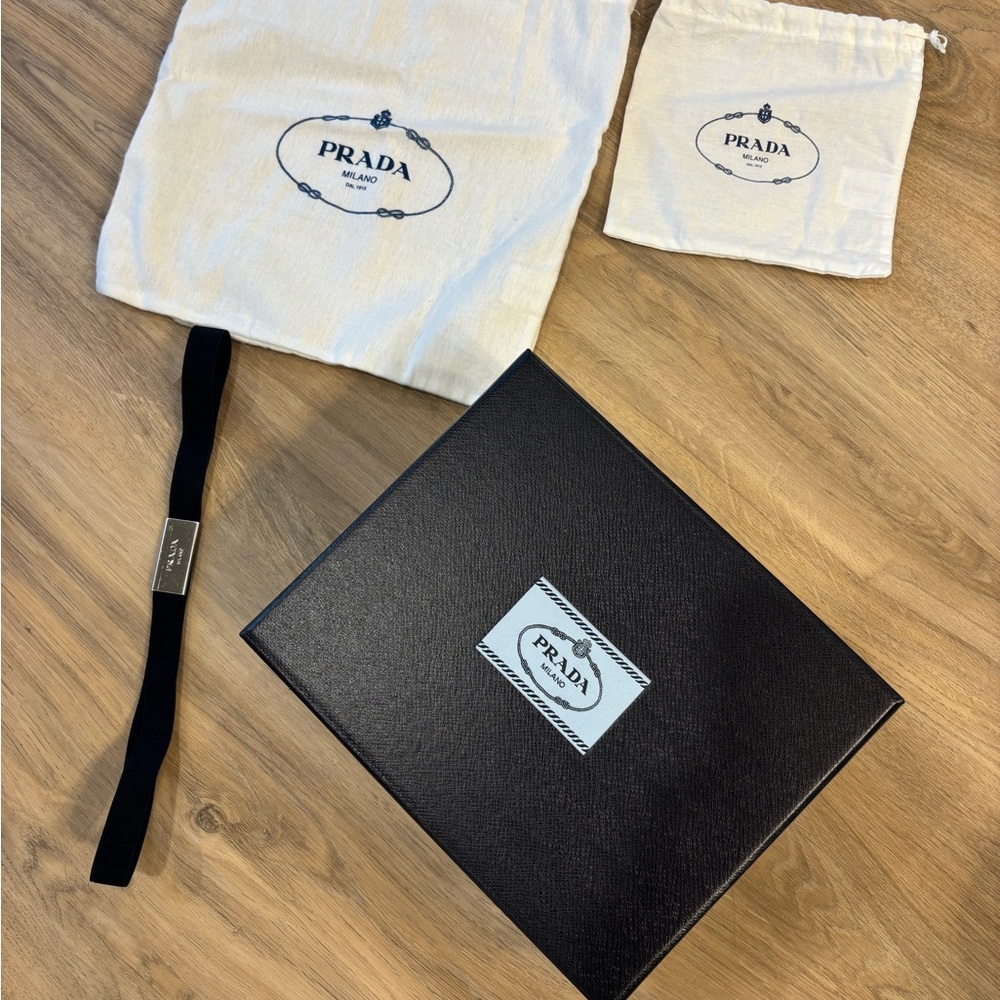 Prada Black Box with White Logo